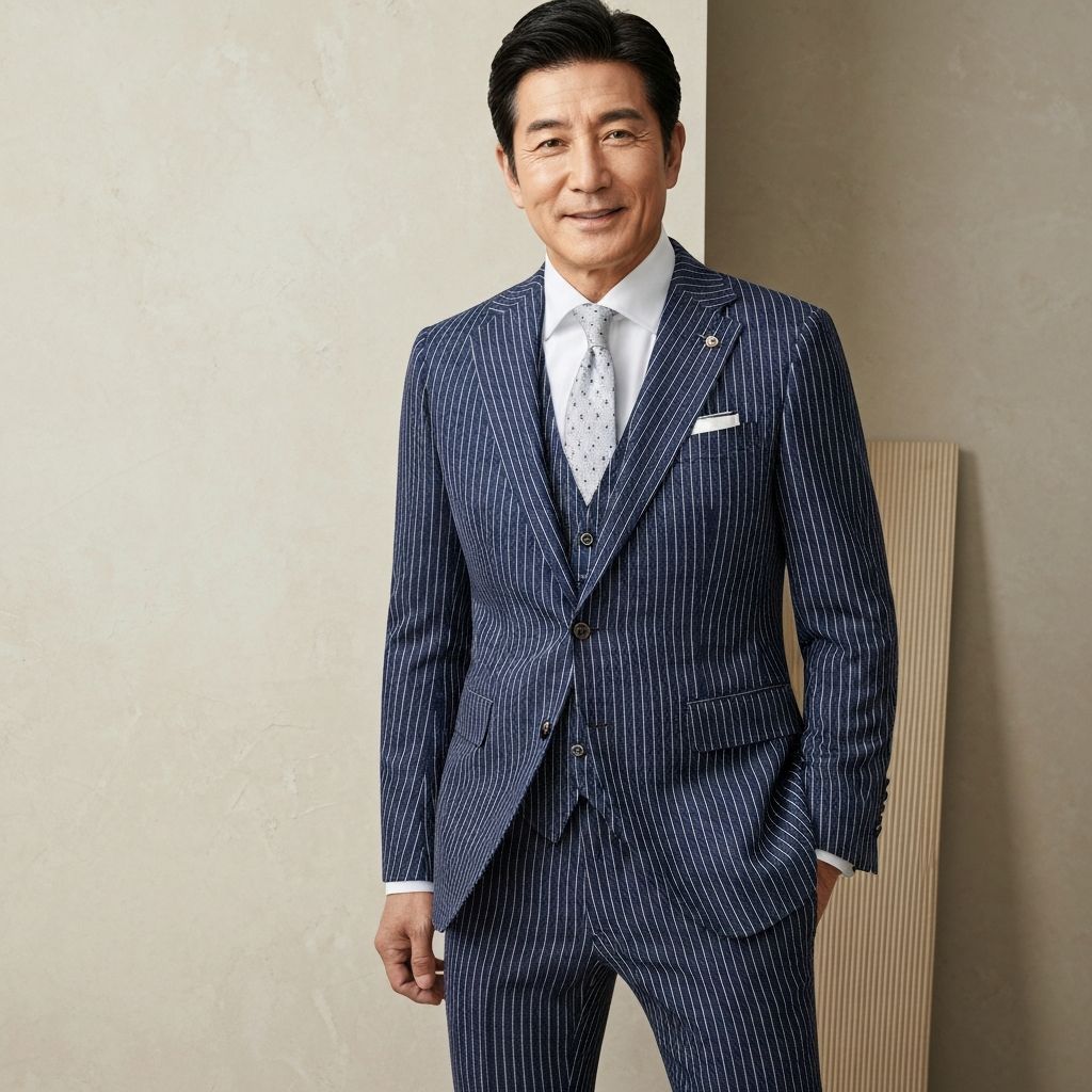 The Range: Pinstriped Suiting